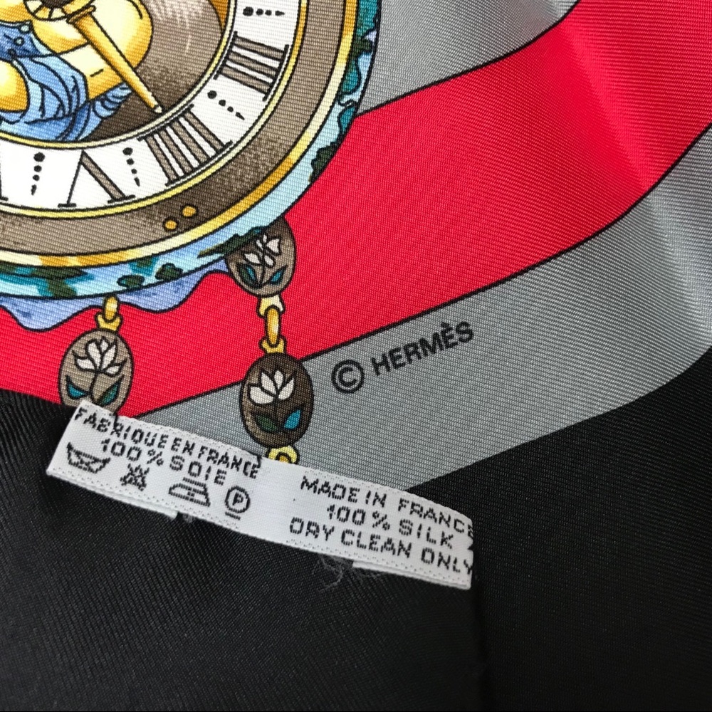 ❤️SOLD❤️ Hermes La Ronde Des Heures Scarf NWOT - Picture 8 of 8